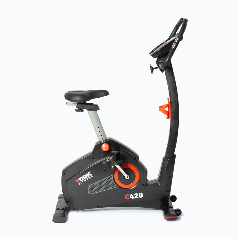 York Fitness magnetinis stacionarus dviratis C420 juodas YO-ROW-53102 2