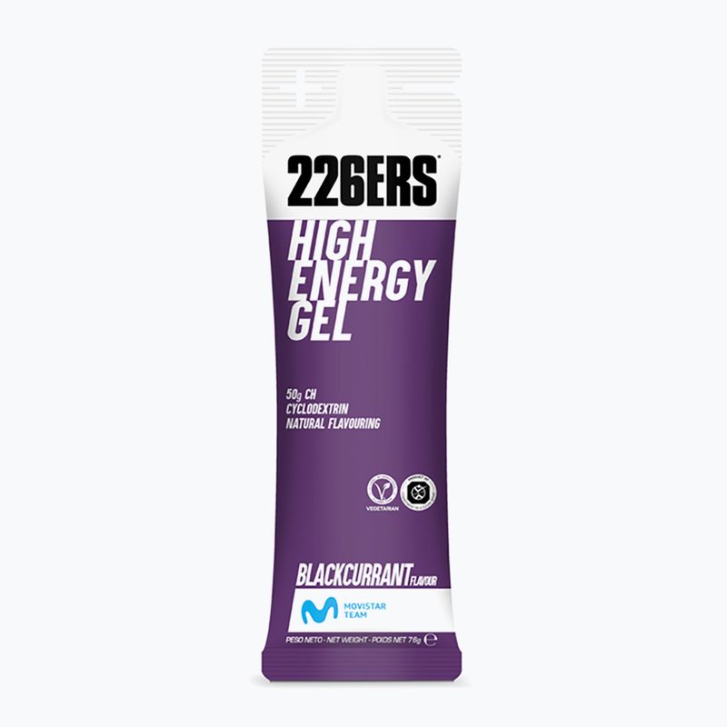 Energetinių gelių rinkinys 226ERS High Energy BCAA 24 vnt. x 76 g Juodieji serbentai 2
