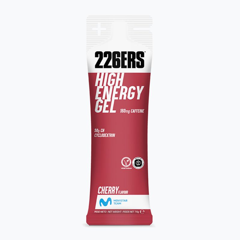 Energetinių gelių rinkinys 226ERS High Energy Caffeine 24 vnt. x 76 g vyšnia 2