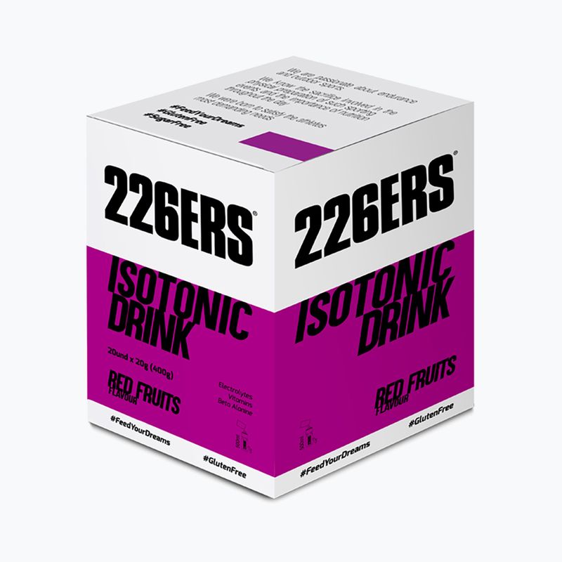 Izotoninių gėrimų rinkinys 226ERS Isotonic Drink 20 vnt. x 20 g raudoni vaisiai