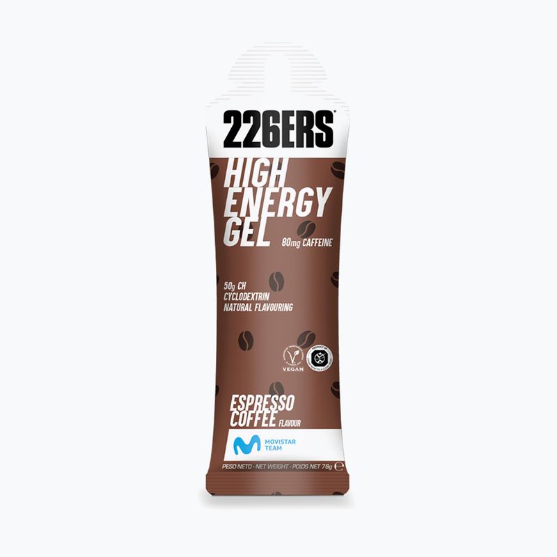 Energetinių gelių rinkinys 226ERS High Energy Caffeine 24 vnt. x 76 g kava 2