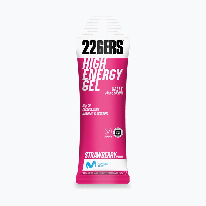 Energetinių gelių rinkinys 226ERS High Energy Salty 24 vnt. x 76 g sūri braškė 2