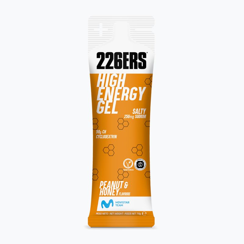 Energetinių gelių rinkinys 226ERS High Energy Salty 24 vnt. x 76 g žemės riešutai/medus 2