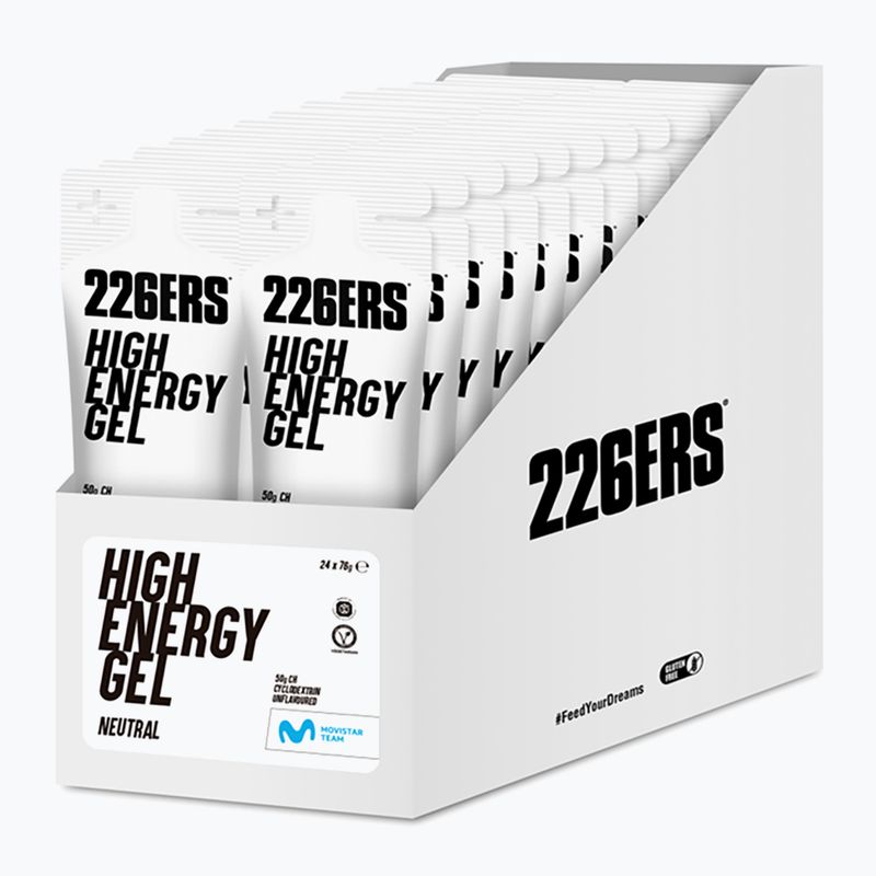 Energetinių gelių rinkinys 226ERS High Energy 24 vnt. x 76 g neutralus