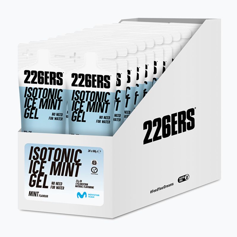 Energetinių gelių rinkinys 226ERS Isotonic Ice 24 vnt. x 68 g mėta
