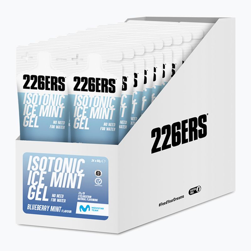 Energetinių gelių rinkinys 226ERS Isotonic Ice 24 vnt. x 68 g mėlynės/mėtos
