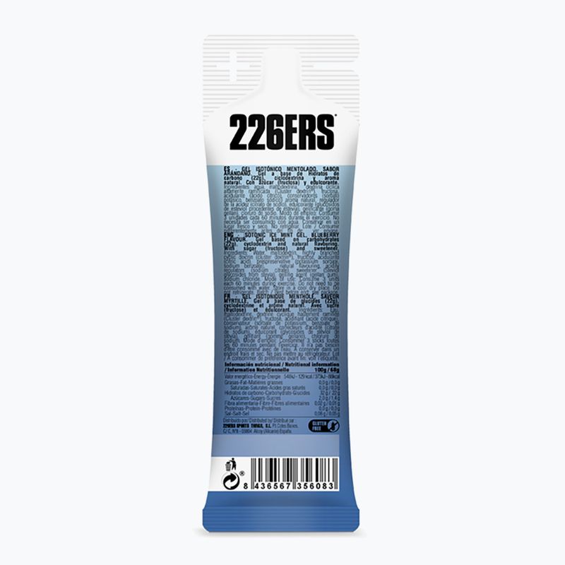 Energetinių gelių rinkinys 226ERS Isotonic Ice 24 vnt. x 68 g mėlynės/mėtos 3