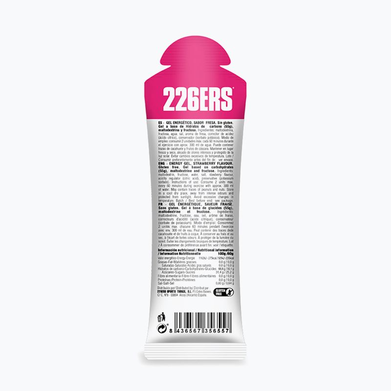 Energetinių gelių rinkinys 226ERS High Fructose 24 vnt. x 80 g braškė 3