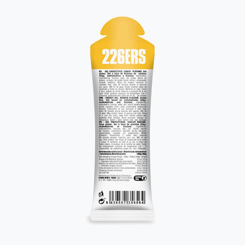 Energetinių gelių rinkinys 226ERS High Fructose 24 vnt. x 80 g bananas 3
