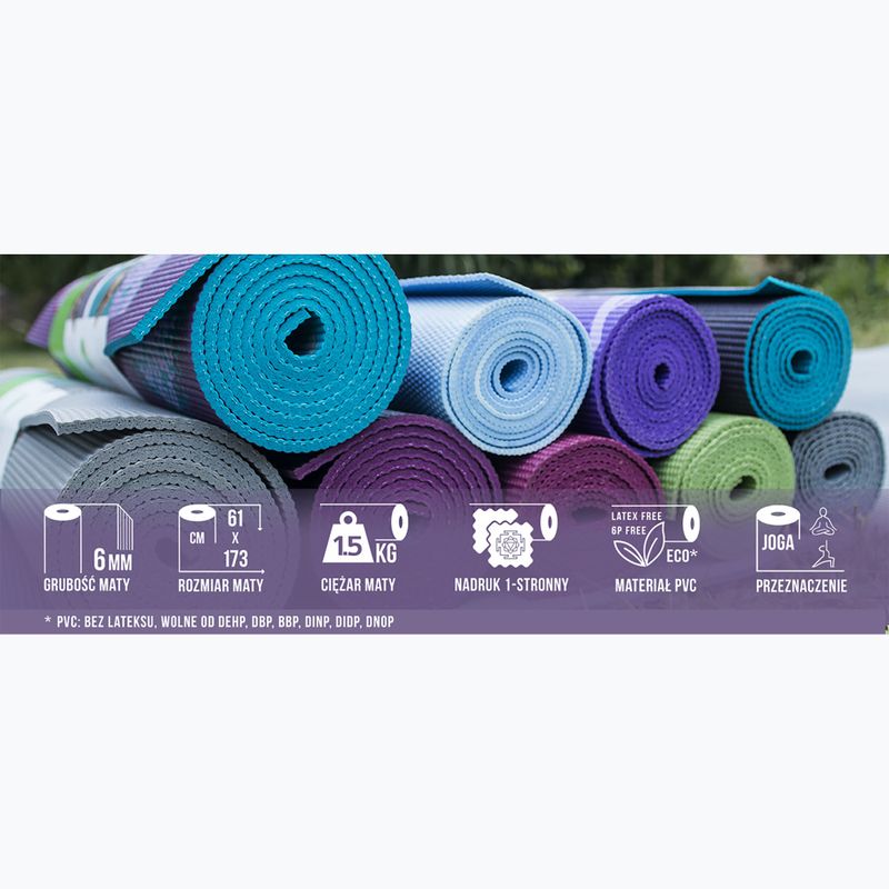 Kilimėlis jogai Gaiam Capri 6 mm capri 6