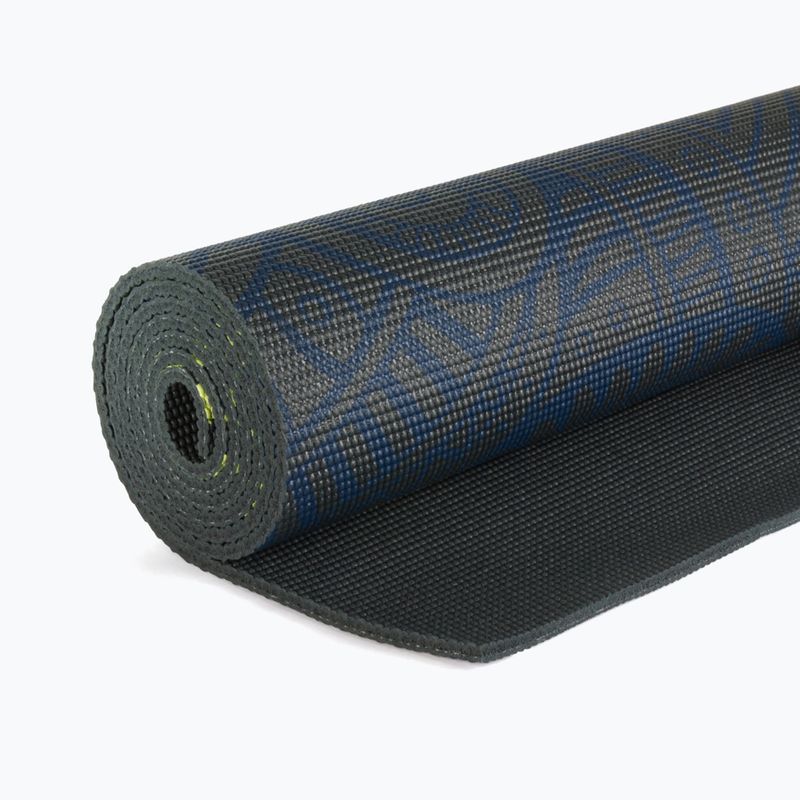 Jogos kilimėlis Gaiam Premium Sundial Layers 6 mm black/navy/yellow 5