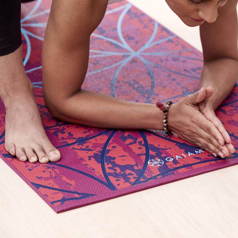 Gaiam Radience jogos kilimėlis 4 mm rožinis 63491 6
