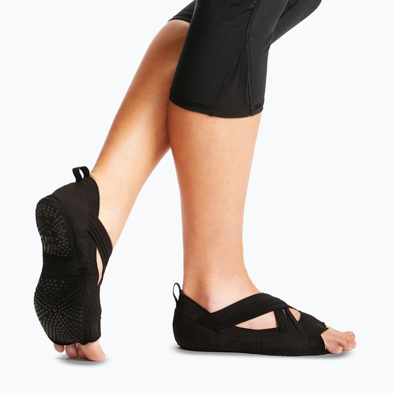 Kojinės Gaiam Grippy Yoga Studio black/blue/green 6