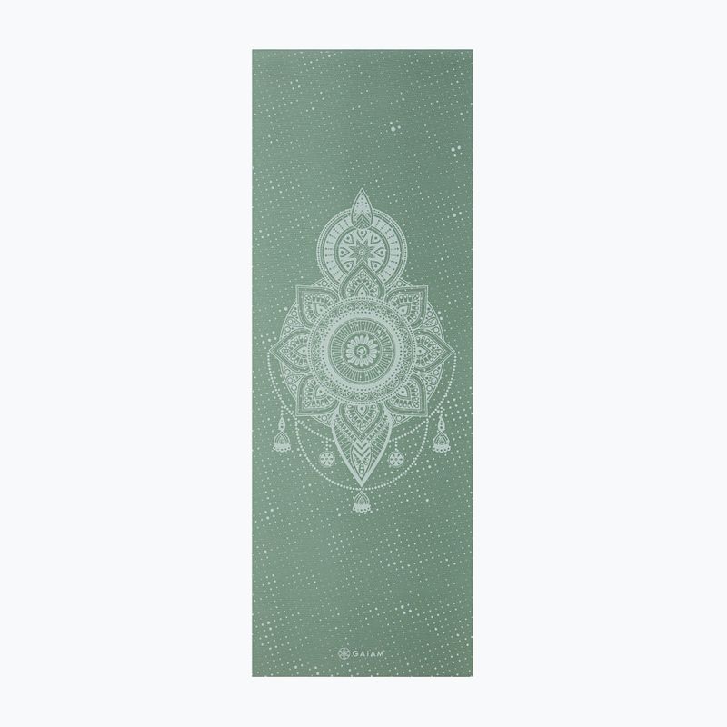 Kilimėlis jogai Gaiam Celestial Green 5 mm celestial green