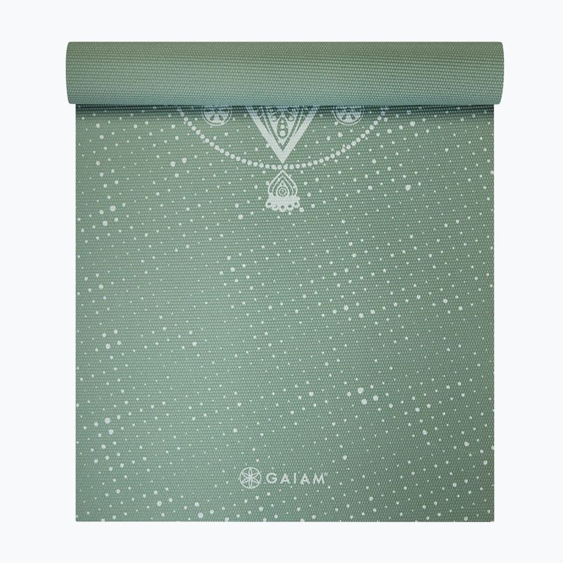 Kilimėlis jogai Gaiam Celestial Green 5 mm celestial green 3