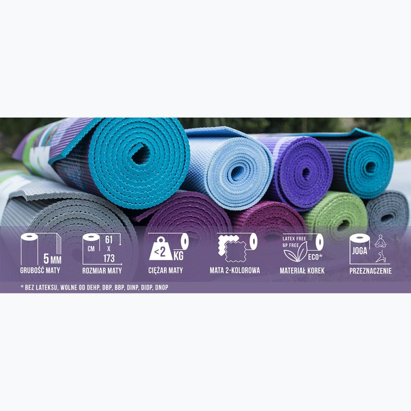 Kilimėlis jogai Gaiam Celestial Green 5 mm celestial green 6