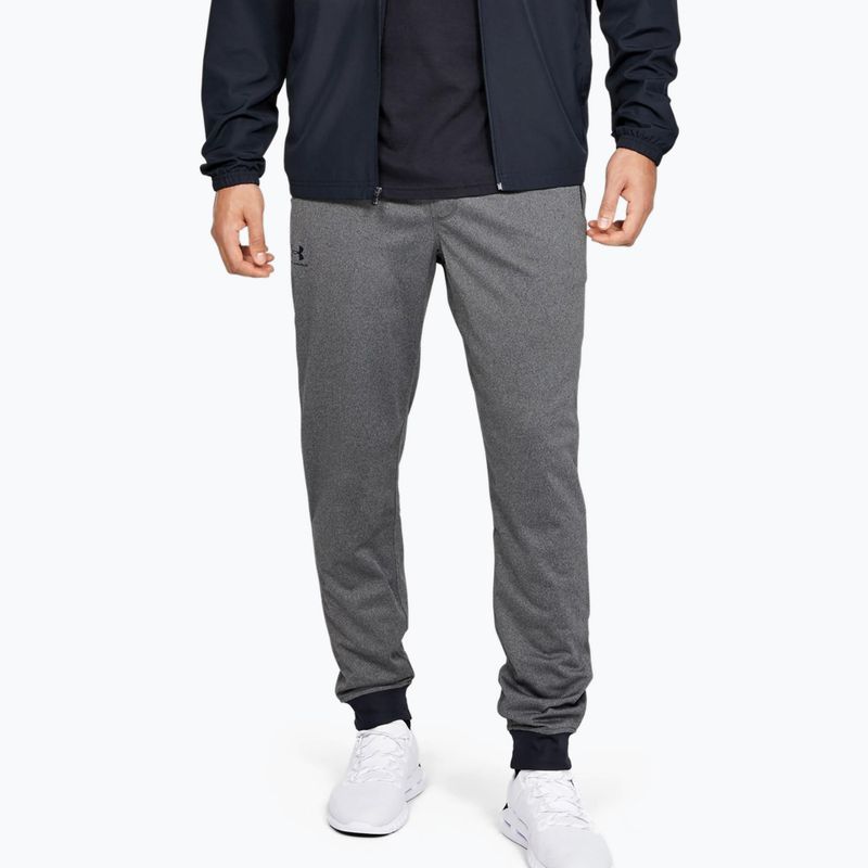 Vyriškos Under Armour Sportstyle Tricot Jogger 090 pilkos sportinės kelnės 1290261-090