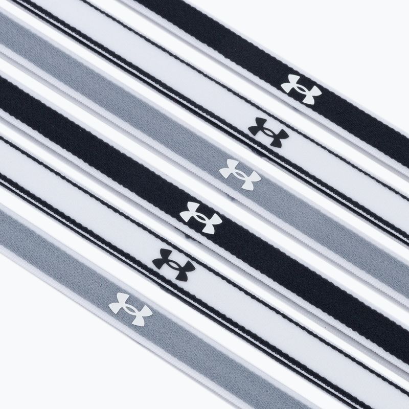 Under Armour Ua Mini galvos juostos 0.4" 6vnt. pilkai juodai juoda-balta 1286016-005 3
