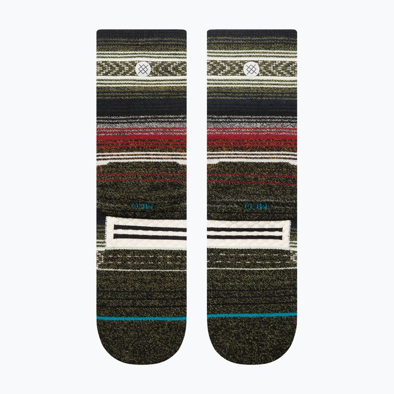 Bėgimo kojinės Stance Mid Wool Crew black/red 3