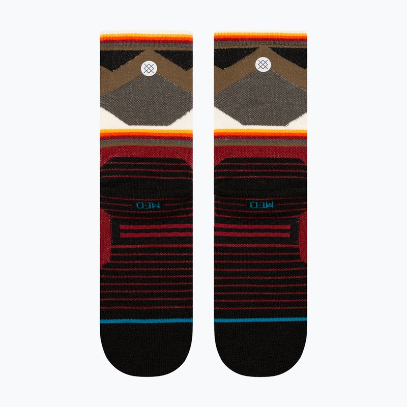 Bėgimo kojinės Stance Jimmy Chin Mid Wool Crew red 3