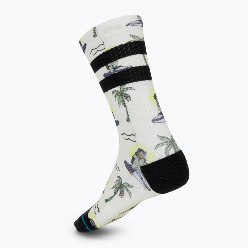 Kojinės Stance Surfin Monkey Crew white 2