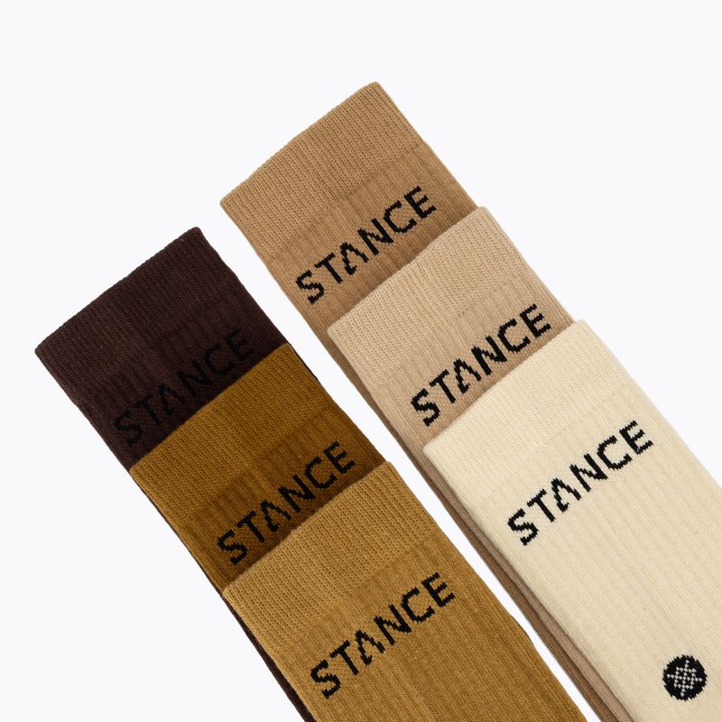 Kojinės Stance Origin Crew 6 pairs A556C24ORI cream 10