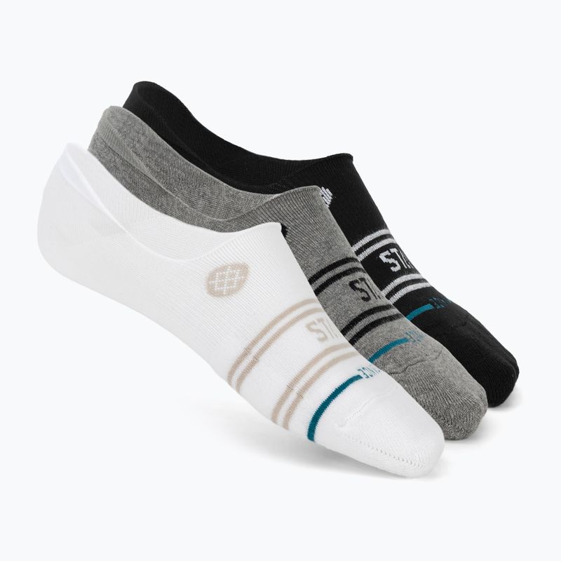 Stance Vital No Show kojinės 3 poros įvairiaspalvės