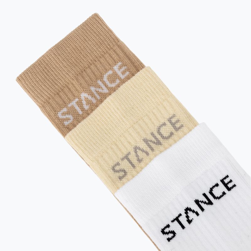 Kojinės Stance Origin Crew 6 pairs cream 6