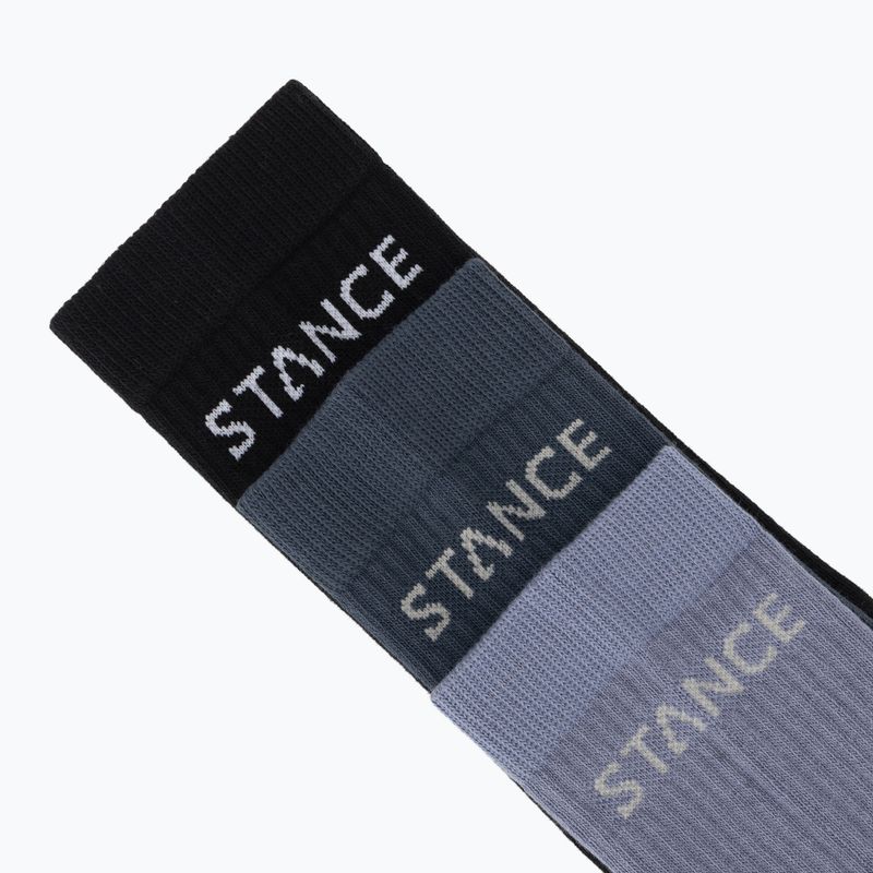 Stance Origin Crew kojinės 3 poros indigo 7