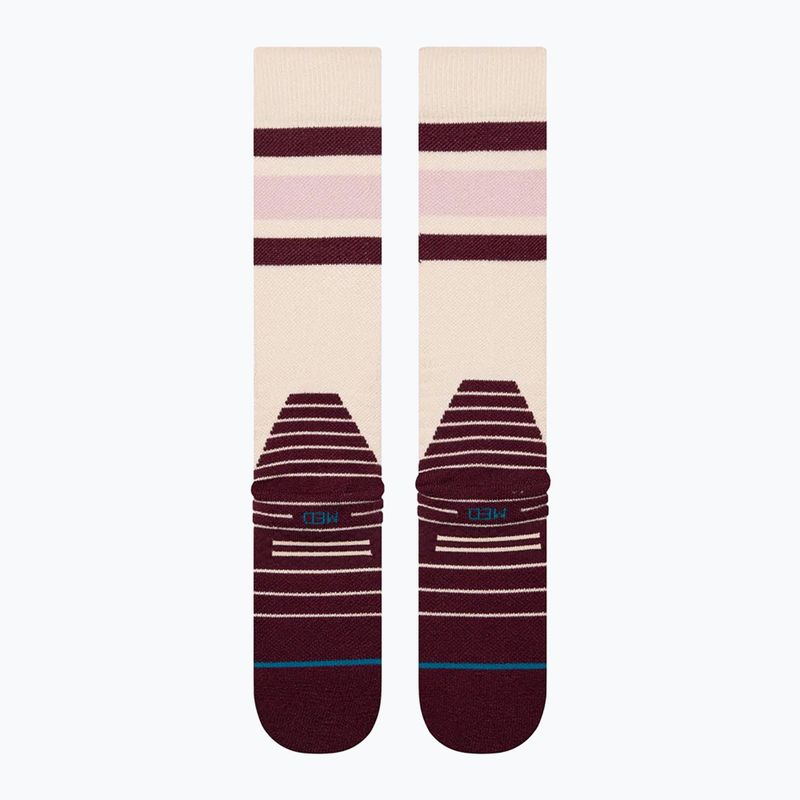 Moteriškos slidinėjimo kojinės Stance Boyd Mid Wool Snow oat/meal 4