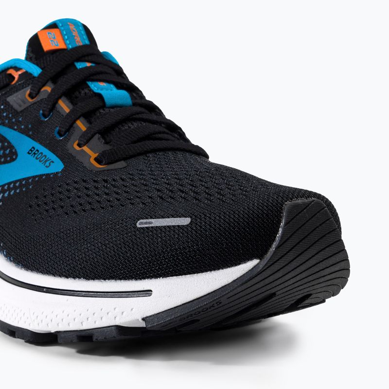 Vyriški bėgimo bateliai Brooks Adrenaline GTS 22 black/blue/orange 7