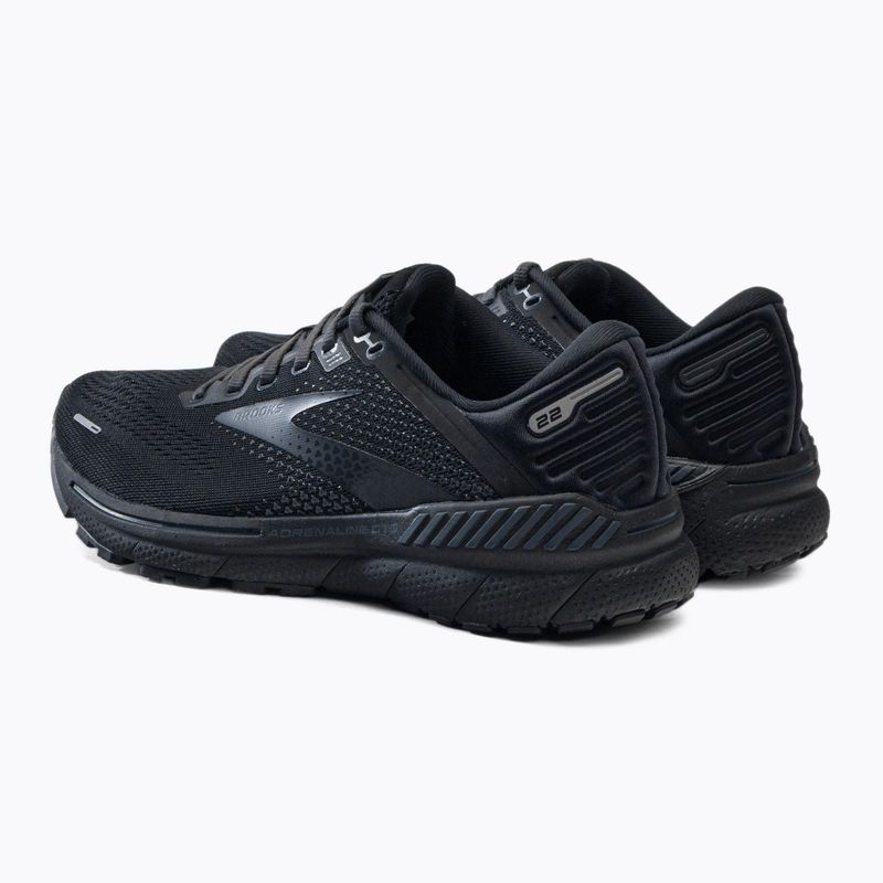 Moteriški bėgimo bateliai Brooks Adrenaline GTS 22 black/black/ebony 3