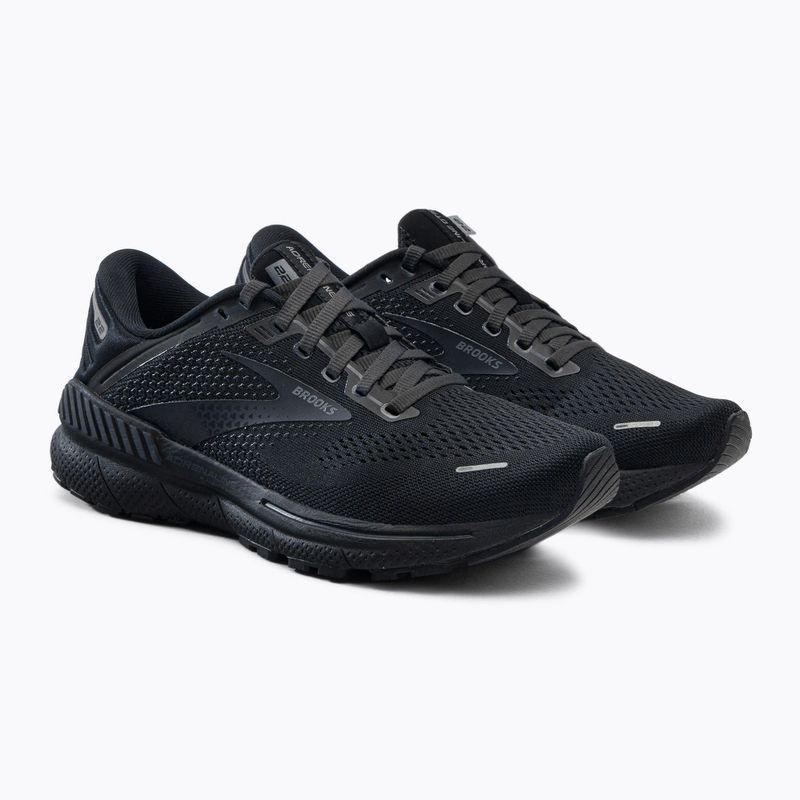 Moteriški bėgimo bateliai Brooks Adrenaline GTS 22 black/black/ebony 5