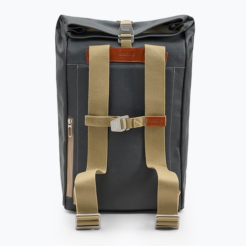 Miesto kuprinė Brooks England Pickwick Cotton Canvas 26 l grey/honey 3