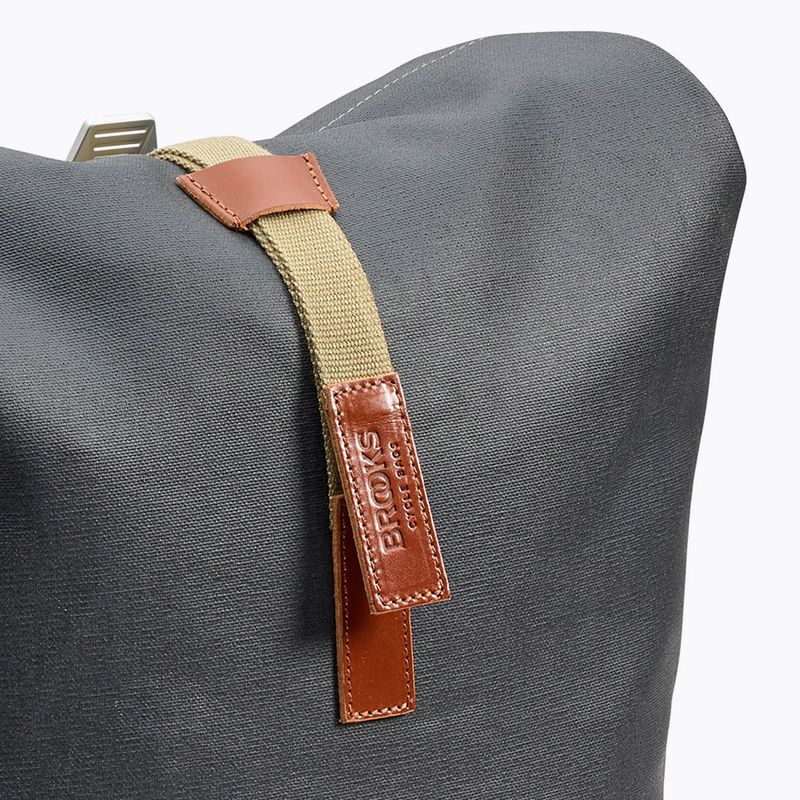 Miesto kuprinė Brooks England Pickwick Cotton Canvas 26 l grey/honey 8