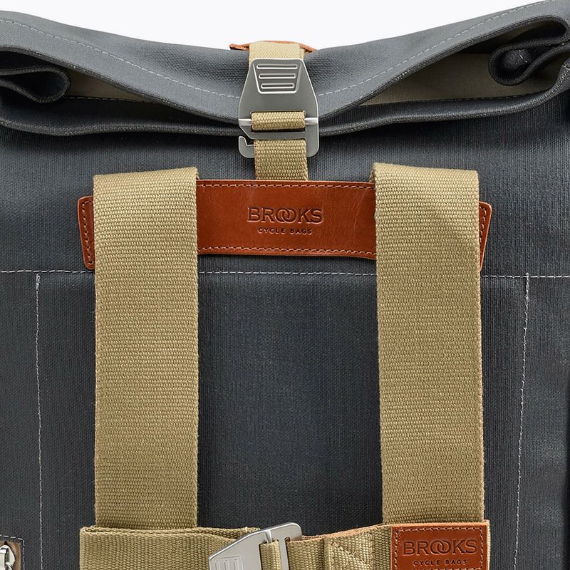 Miesto kuprinė Brooks England Pickwick Cotton Canvas 26 l grey/honey 10