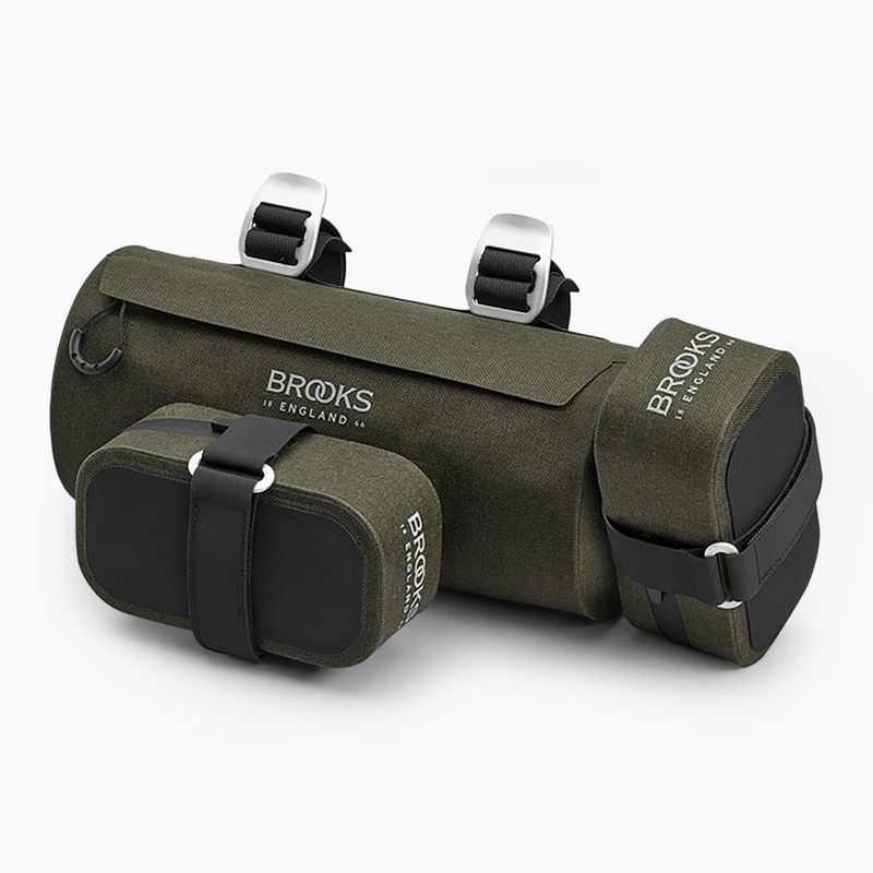 Dviračio krepšys ant vairo Brooks England Scape Pouch 3 l mud green 5