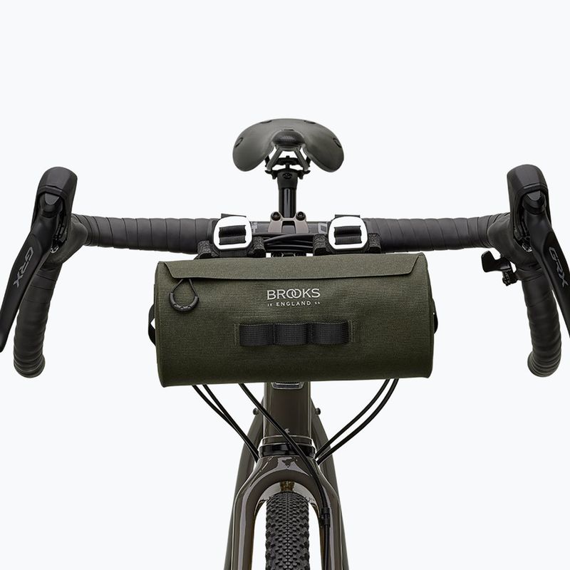 Dviračio krepšys ant vairo Brooks England Scape Pouch 3 l mud green 6