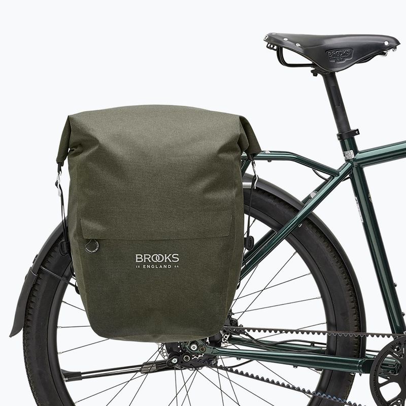 Dviračio krepšys Brooks England Scape Pannier Large 18-22 l mud green 6