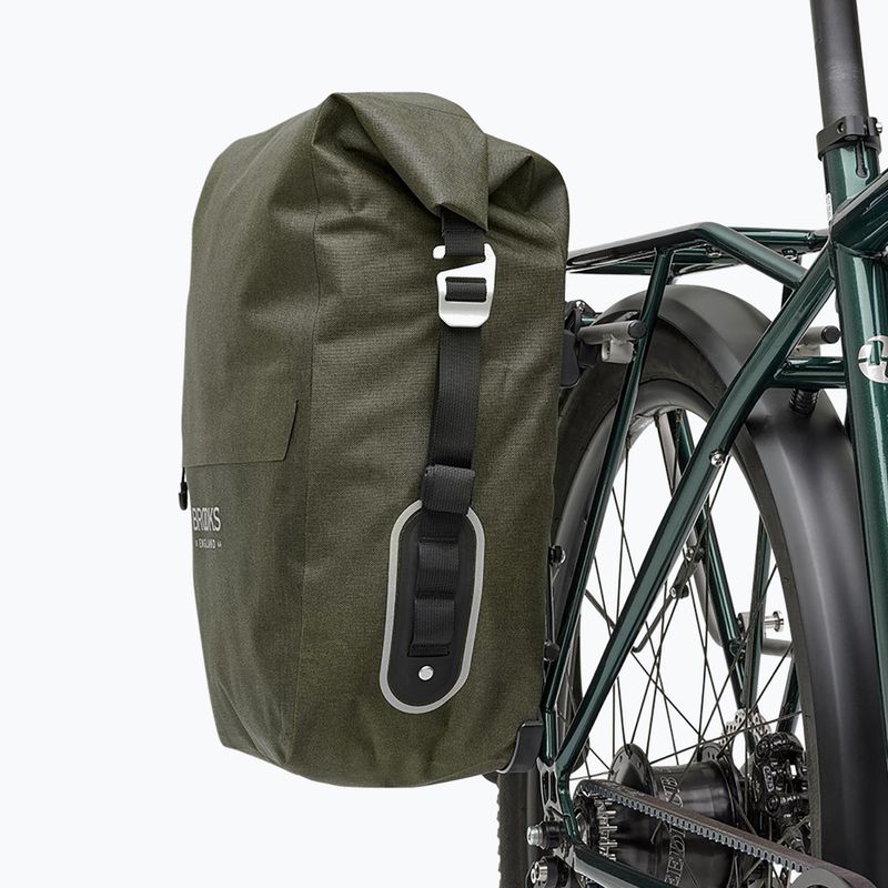 Dviračio krepšys Brooks England Scape Pannier Large 18-22 l mud green 7