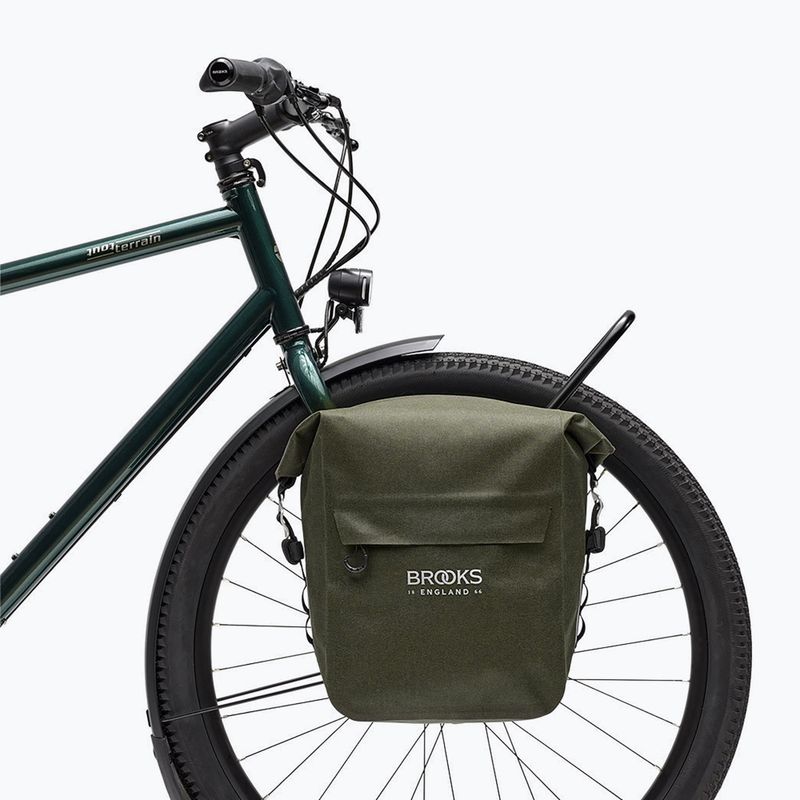 Dviračio krepšys Brooks England Scape Pannier Small 10-13 l mud green 6