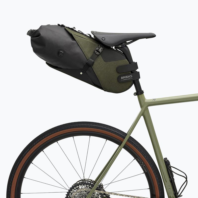Dviračio balnelio krepšys Brooks England Scape Seat Bag 8 l mud green 8