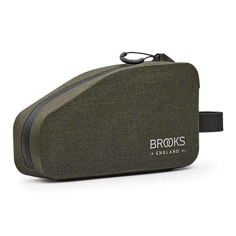 Dviračio krepšys ant rėmo Brooks England Scape Top Tube 0,9 l mud green