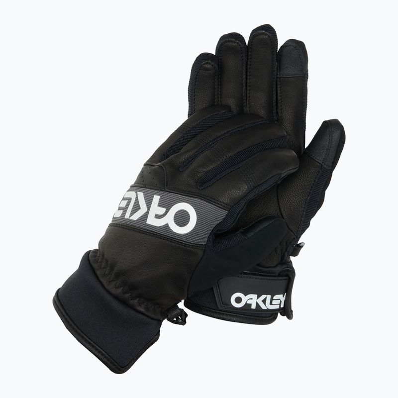 Vyriškos slidinėjimo pirštinės Oakley Factory Winter Gloves 2.0 blackout
