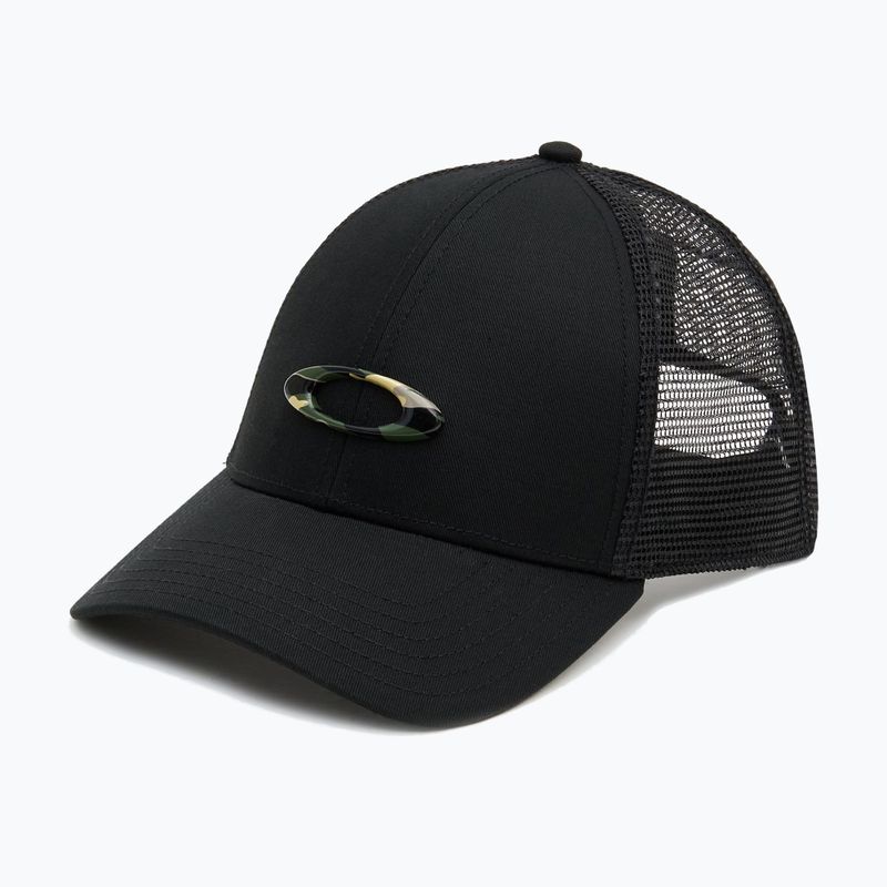Vyriška kepuraitė su snapeliu Oakley Trucker Ellipse blackout