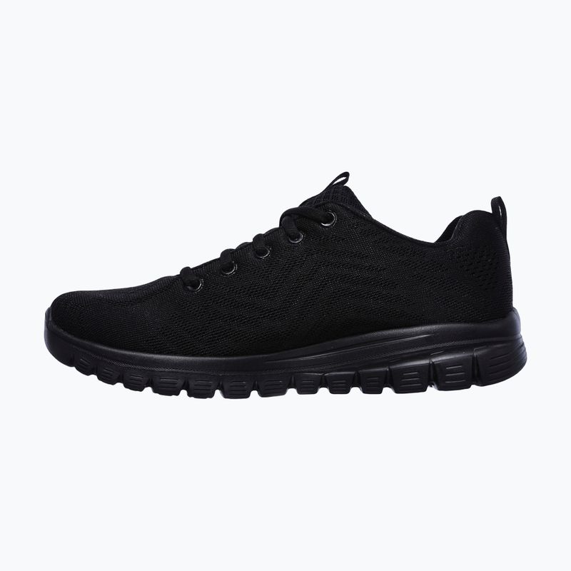 Moteriški treniruočių bateliai SKECHERS Graceful Get Connected black 8