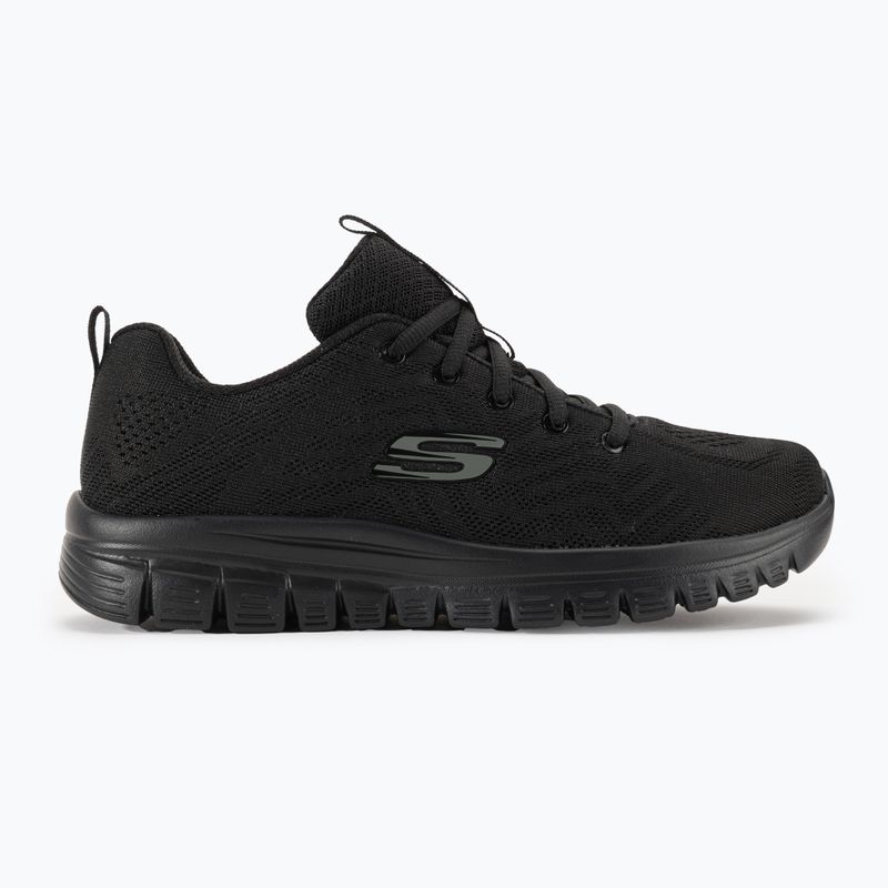 Moteriški treniruočių bateliai SKECHERS Graceful Get Connected black 2