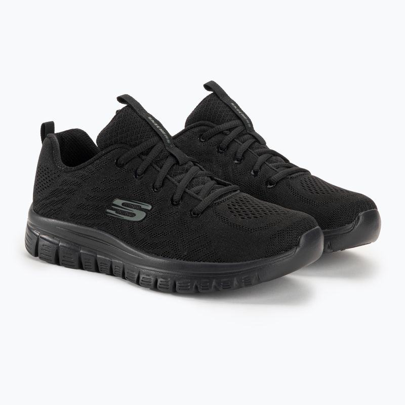 Moteriški treniruočių bateliai SKECHERS Graceful Get Connected black 4