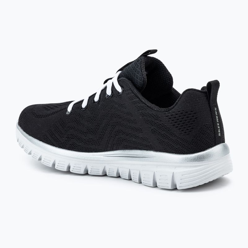 Moteriški batai SKECHERS Graceful Get Connected black/white 3