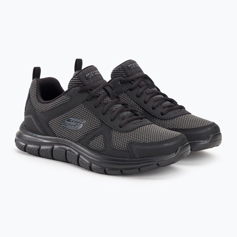 SKECHERS Track Bucolo vyrų treniruočių bateliai juodi 4